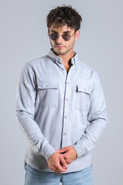 Stilkombin Iron Buttoned Covered Winter Lumberjack Shirt MAR 4145-40253