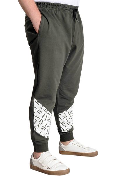ModeXL Mode Xl Φούτερ μεγάλου μεγέθους Garni Printed 23516 Khaki