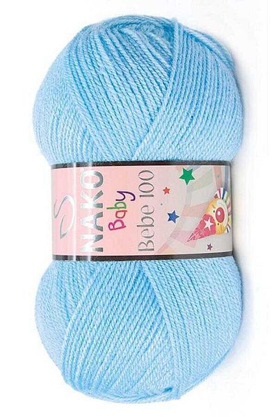 NAKO BEBE 100g - 214 Horizon Blue 1 Τεμάχιο