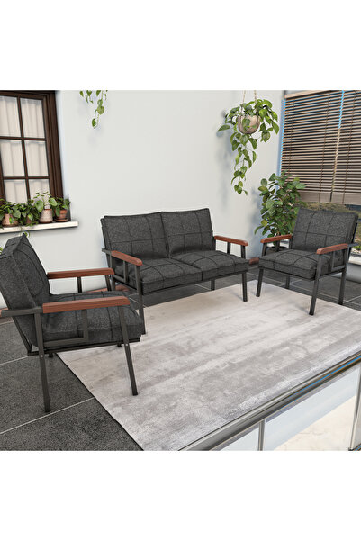 Mygusi " Modern'' Metal Kanepe Koltuk Takımı - 2 1 1