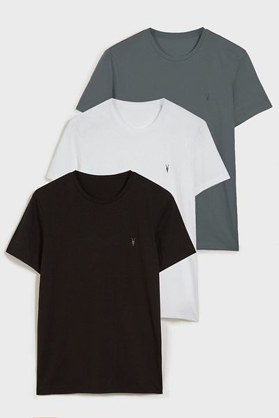 COMBİNE MİCHAİL Standard Pattern Basic T-Shirt 3 Pack 1000