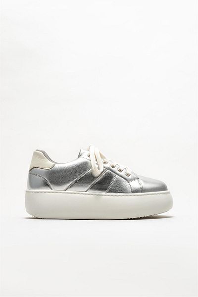 Elle Shoes Lame Leather Women's Sports Shoes