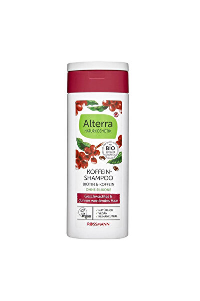 Alterra Nourishing Shampoo - Contains Caffeine & Biotin - 200 ml