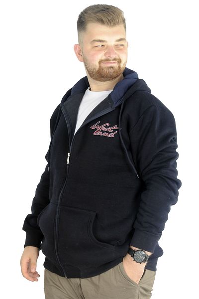 ModeXL Mode Xl Ανδρικό Φούτερ Hood West Lamb 22524 Navy Blue