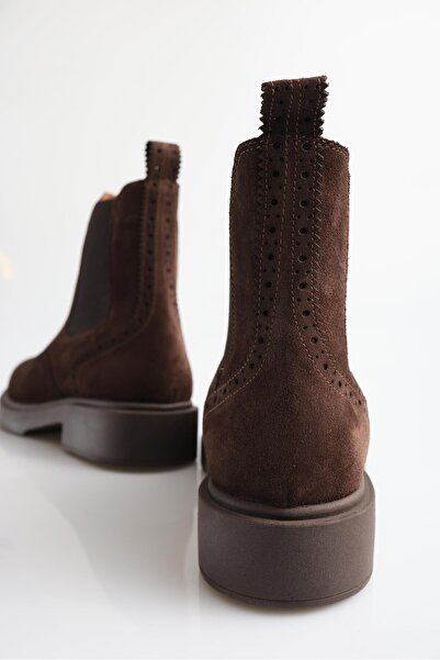 5in1Canpolat Καφέ ελαστικές μπότες 22136