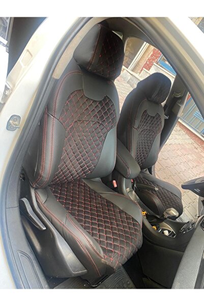 AKINCI Citroen C5 Black Leather Leggings - 2+1 Model with Back Back Seat and ...