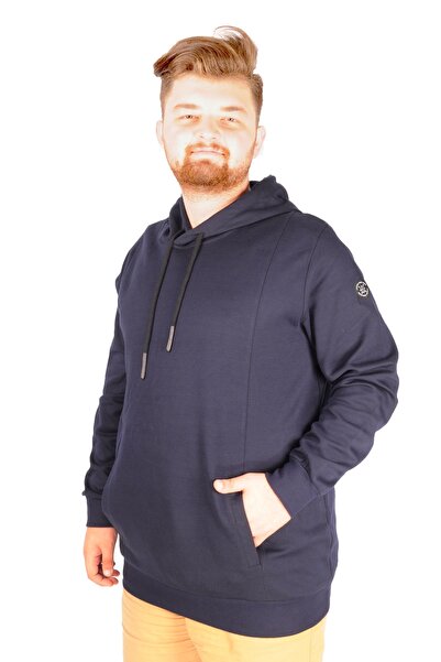 ModeXL Чоловічий світшот з капюшоном - Mode XL, Steellock MD 21506 Синій