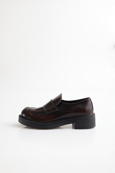 5in1Canpolat Claret Red Classic Loafer 20403