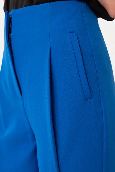 Just Like You Wide Leg Saks Blue Women's Trousers