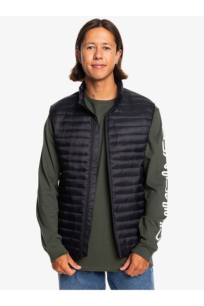 Quiksilver Quiksilver Men's Scaly Sleeveless Black Vest Eqyjk04009-600
