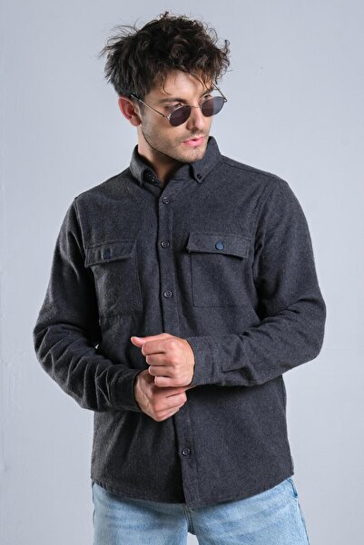 Stilkombin Iron Buttoned Covered Winter Lumberjack Shirt MAR 4145-40253