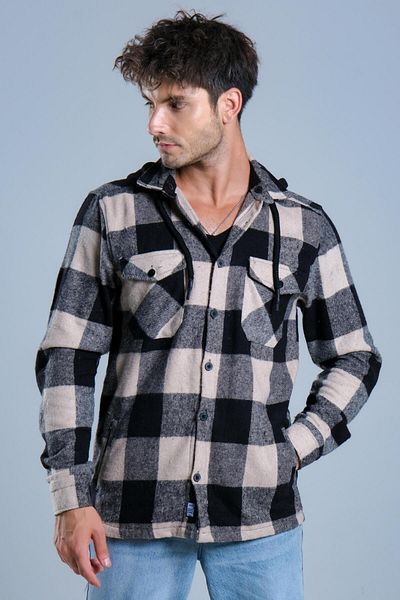 Stilkombin Зимна риза Lumberjack с подвижна качулка и джоб MAR4170-40280