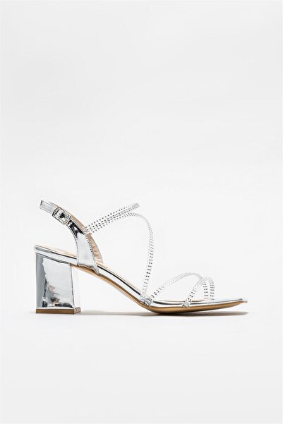 Elle Shoes Lame Kadın Topuklu Sandalet