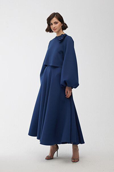 Manuka Részleges krinolin szoknya Midnight Blue