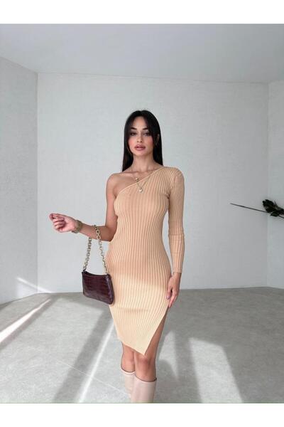 Mooi Butik Rochie mini Venus cu un singur umăr - 1293
