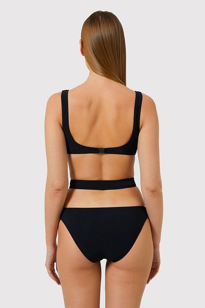 AYYILDIZ 3035 Black Zippered Mayokini