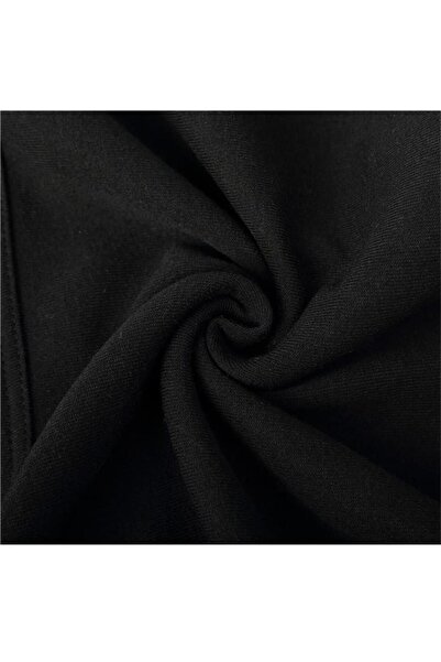 Touz Wishing You Printed Черен унисекс суичър с качулка