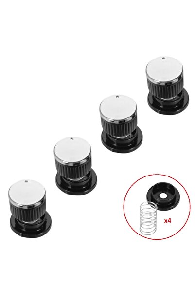 Parmis Sinbo Uyumlu Düğme 4 Lü Takımı Ankastre Set Üstü Ocak Düğmesi - Siyah ...