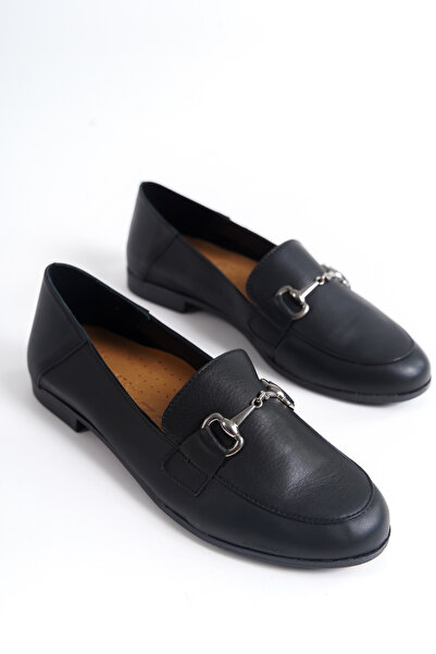 öz se shoes Loafer cu cataramă balerină din piele