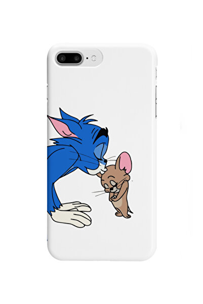 izzytech حافظة توم وجيري لانش متوافقة مع موديلات آيفون 7 بلس و8 بلس