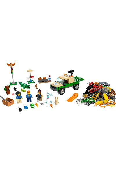 LEGO ® City Vahşi Hayvan Kurtarma Görevleri 60353 - Yaratıcı Oyuncak Yapım Seti (246 Parça)