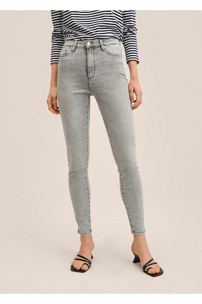 MANGO Woman High Waist Skinny Jean Trousers
