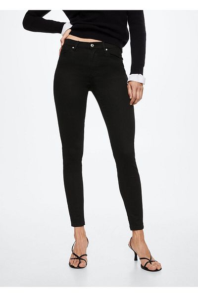 MANGO Woman Elsa Mid Waist Skinny Jeans