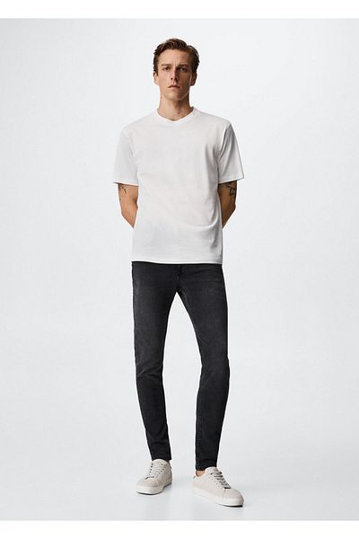 MANGO Man Slim Fit Jude Denim Παντελόνι