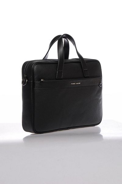 Pierre Cardin Servietă pentru bărbați neagră PC001168