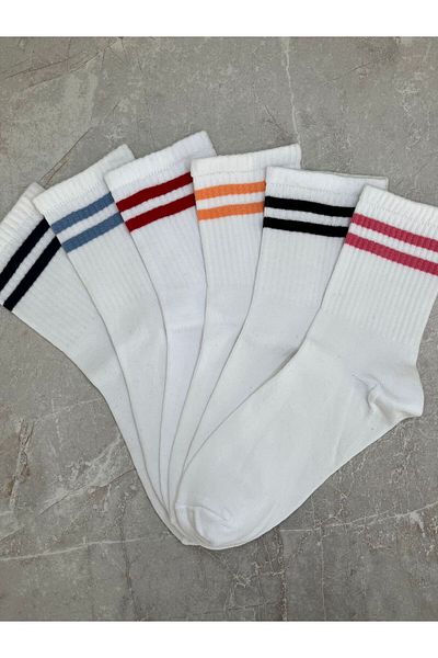 Sky Socks Комплект от 6 унисекс кръгли ароматизирани чорапи за тенис