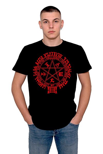 BIGROON Muzička majica bendova Pentagram Hellsing Unisex T-shirt