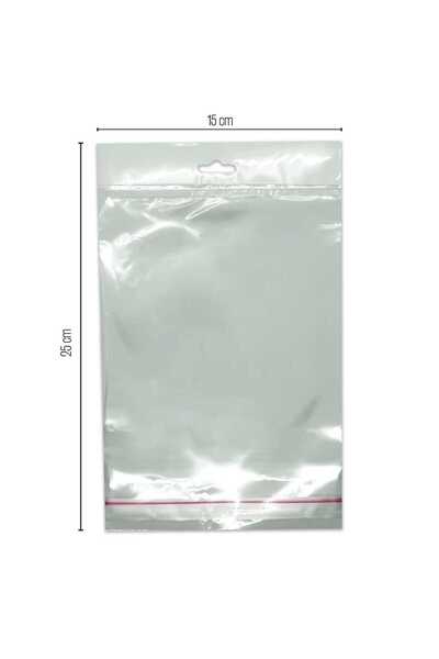 paketlemetezgahı 15*25 Sedefli Askılı (askı Kısmı Beyaz) Bantlı Opp (parlak-şeffaf) Jelatin 1000 Adet