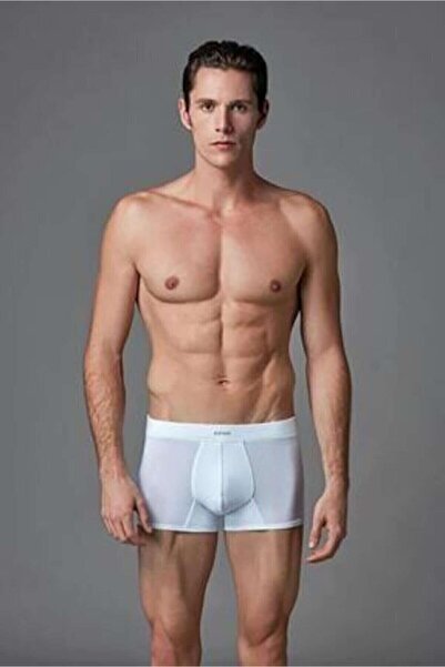 Eros Bărbați, White Micro Modal boxeri Pachet de 3