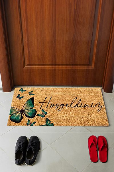 Mega Reyon Digital Printed Modern Decorative Jute Door Mat