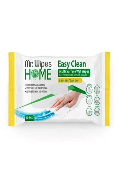 Farmasi MR.WIPES EASY CLEAN WIPES WITH CLEANING WIPES LEMON Scent40 PIECES 2 PACK