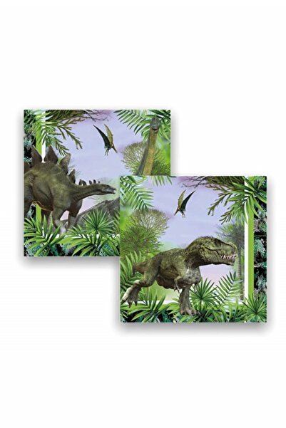 Partifabrik منديل بطبعة الديناصورات الجوراسية 16 قطعة
