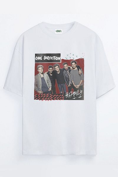 Grove Fashion Μπλουζάκι Unisex One Direction Printed Oversize