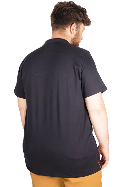 ModeXL Μπλουζάκι Polo Lycra με φερμουάρ Mode XL - 21029