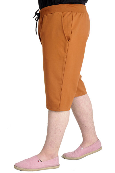 ModeXL Mode XL Plus Size Ανδρικό Κάπρι Straight Basic 20500 Κανέλα