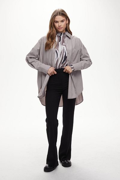 Manuka Flare Leg Long Trousers Black