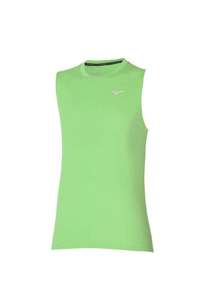 MIZUNO Ανδρικό αμάνικο μπλουζάκι Impulse Core Πράσινο