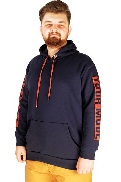 ModeXL Mode Xl Ανδρικό φούτερ με κουκούλα Change Your Mode 21501 Navy Blue