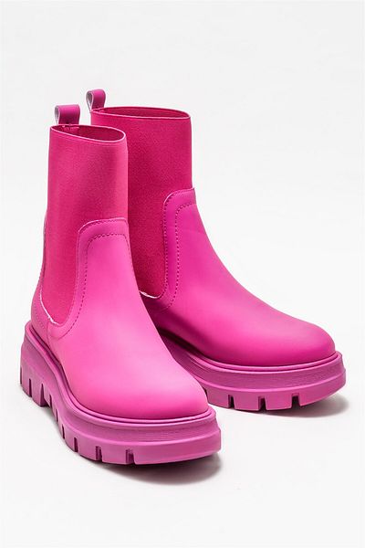 Elle Shoes Women's Daily Fuchsia Flat Boots