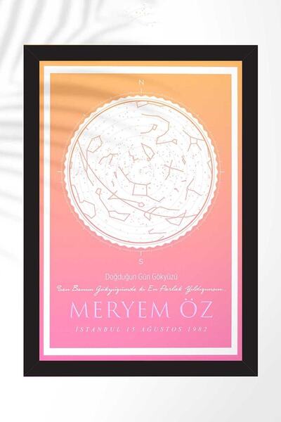 enozeli Doğduğun Gün Gökyüzü Tablo