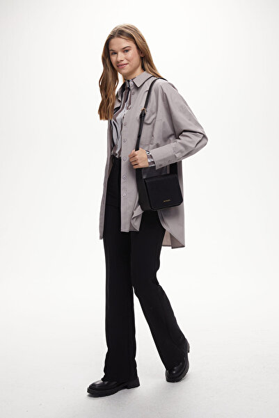 Manuka Flare Leg Long Trousers Black