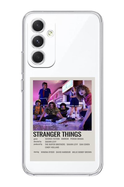 Magic Ring حافظة هاتف شفافة بنمط ملصق بسيط متوافقة مع هاتف Samsung Galaxy A34