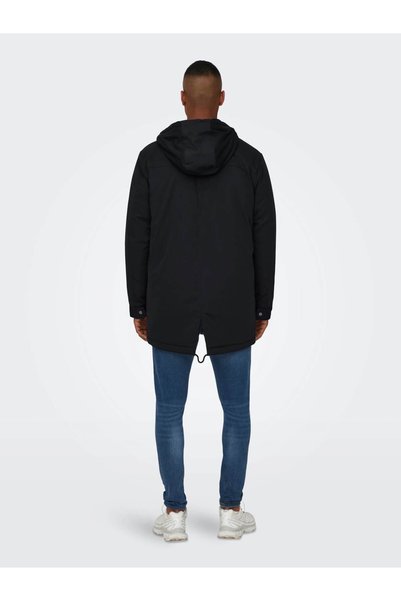 Only & Sons Erkek Parka Siyah 22025690