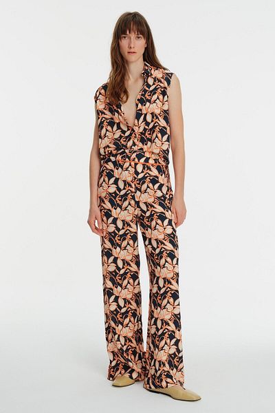 Exquise High Waist Wide Leg Trousers