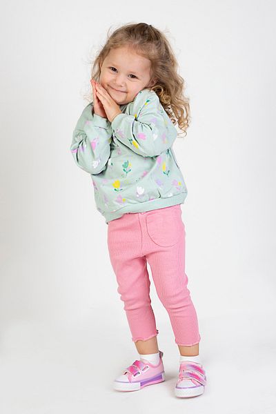 Harika KIDS Baby Girl & Child Two Thread Fabric Medium Thickness Knitted Basic Tracksuit Set