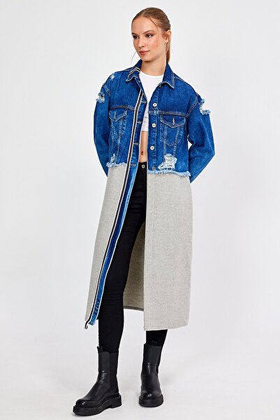 ALEXANDERGARDI СПЕЦИАЛНА КОЛЕКЦИЯ, ДЪЛГО ДЪНКОВО ЯКЕ С ЦАПКИ (3024)